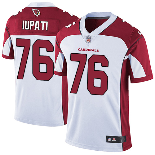 Nike Cardinals #76 Mike Iupati White Men's Stitched NFL Vapor Untouchable Limited Jersey - Click Image to Close